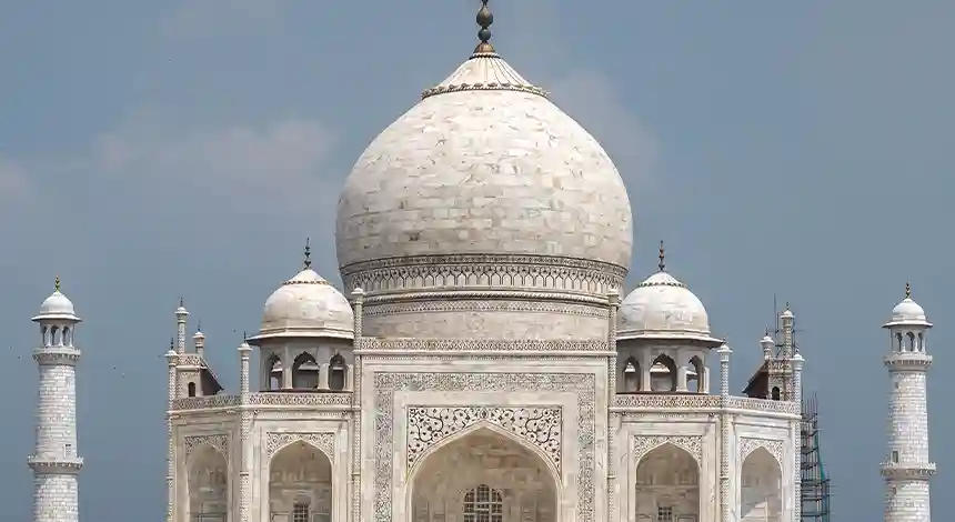 Himalayas with Taj Mahal